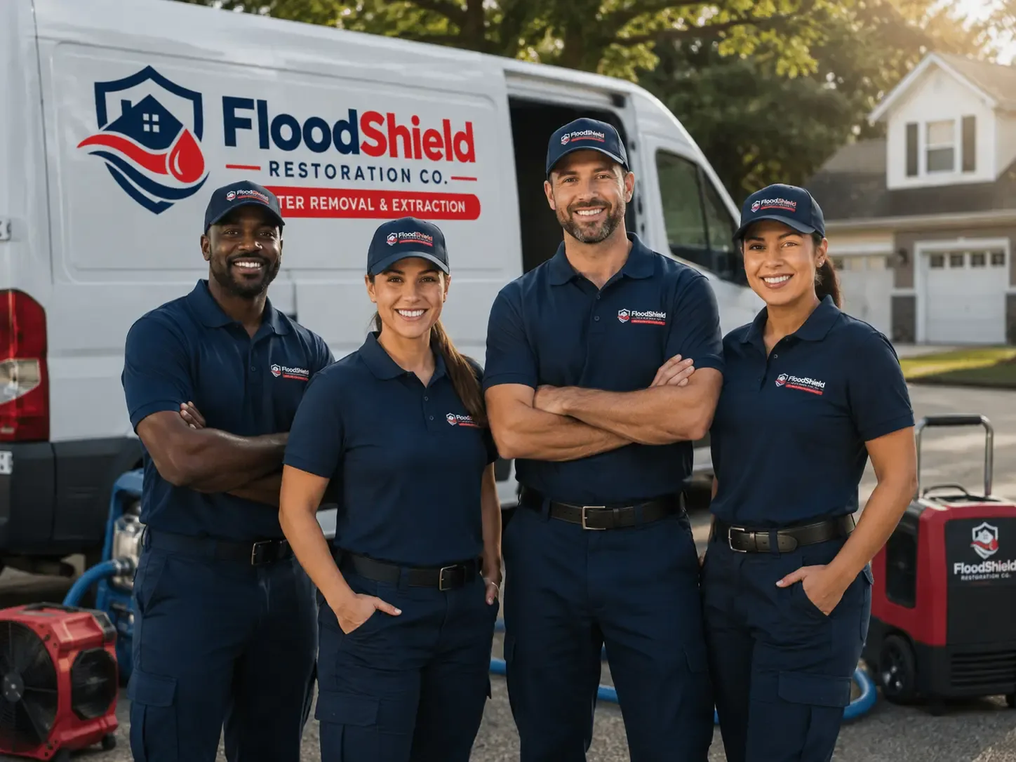 Flood Damage Restoration company in Sabana Hoyos, PR